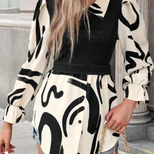 Stylecast X Slyck Print Puff Sleeve Top by Myntra